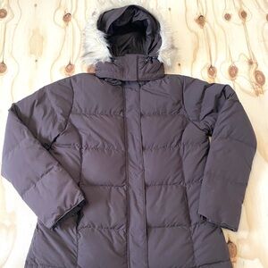 LL Bean Parka Womens S Brown Ultrawarm Goose Down Coat Puffer Jacket